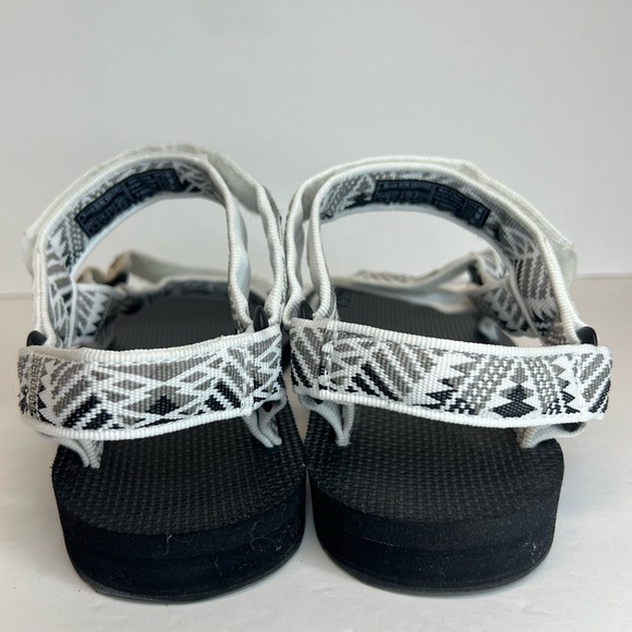 Teva Original Universal Boomerang Sandals Fully Adjustable 1003987 Wh/Blk/Gry 8 - Picture 5 of 11